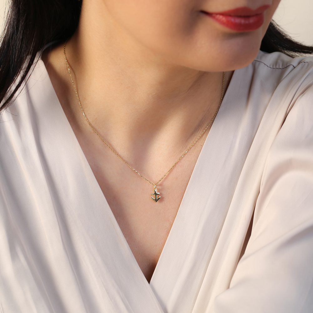 Sagittarius Zodiac Sign Plain Silver Charm Necklace