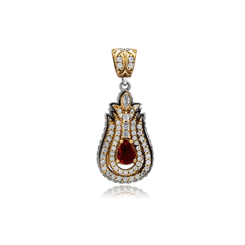 Zultanite Tulip Design Authentic Pendant